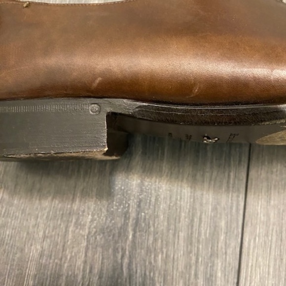 Ermenegildo Zegna Brown Leather Oxford Size US 11 - Picture 9 of 15